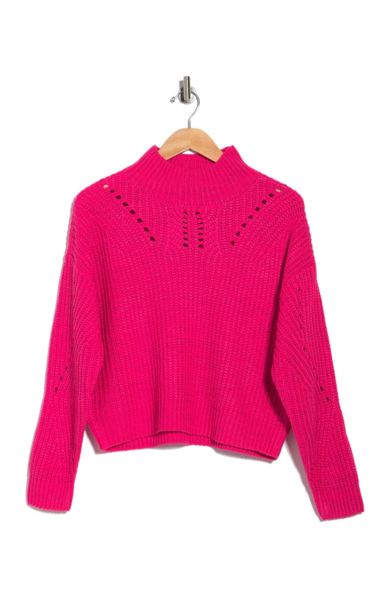 BLANKNYC Mock Neck Sweater, Alternate, color, 