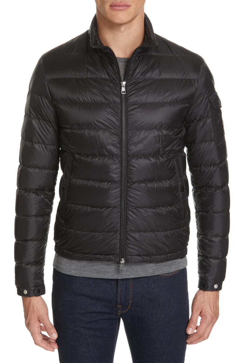 Lambot Zip Up Jacket, Alternate, color, BLACK