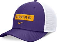 Nike Men's Nike Purple/White LSU Tigers 2024 Sideline Trucker Adjustable Hat