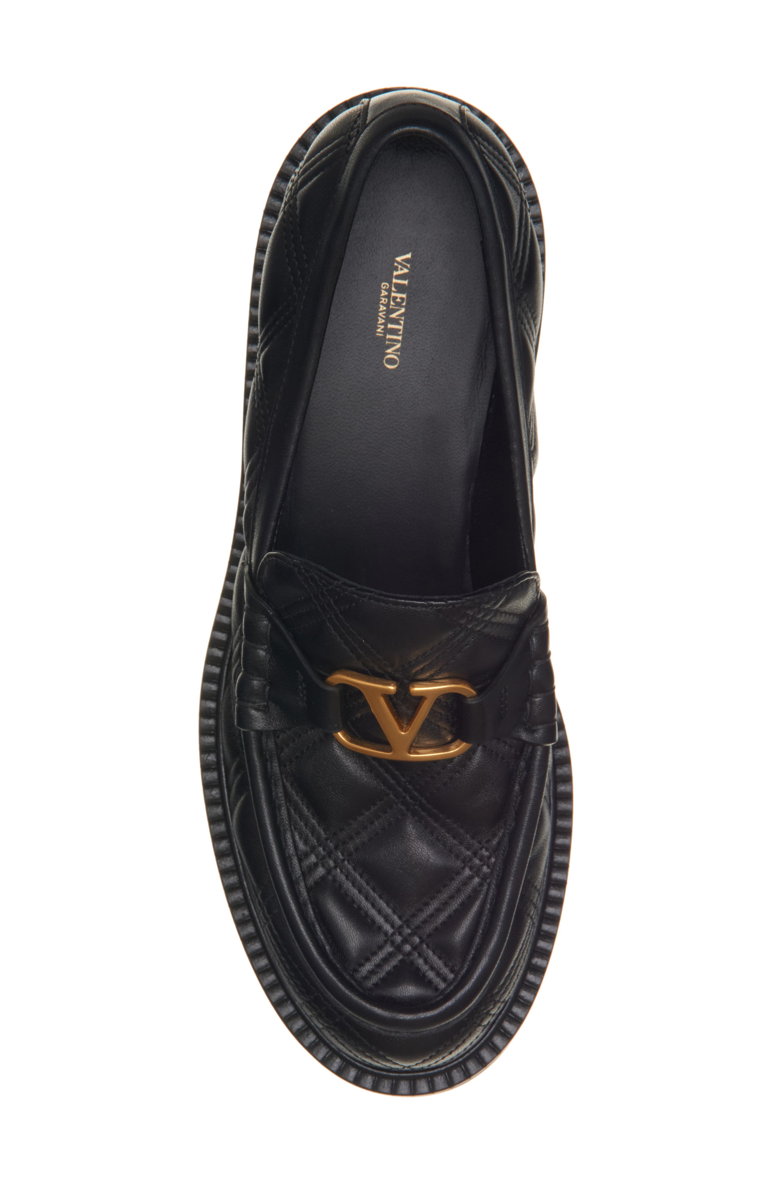 Valentino Garavani Quiltie 67 Platform Loafer, Alternate, color, 