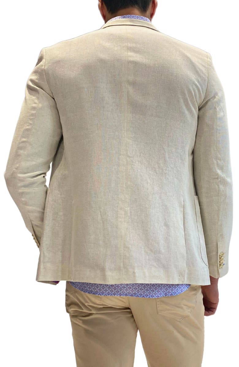 TailorByrd Solid Two-Button Linen Blend Sport Coat, Alternate, color,