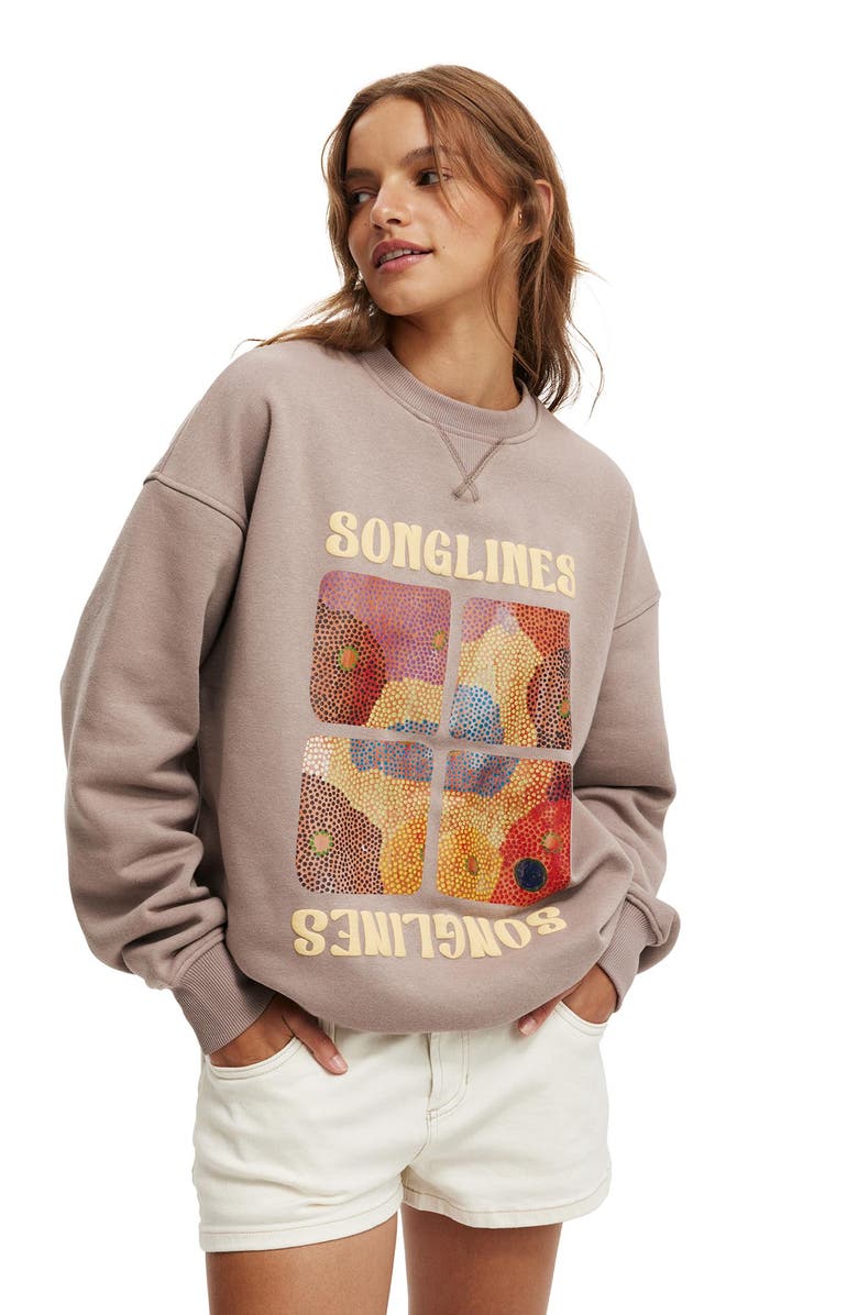 Cotton On Women's Licensed Graphic Crew Sweatshirt, Main, color, 