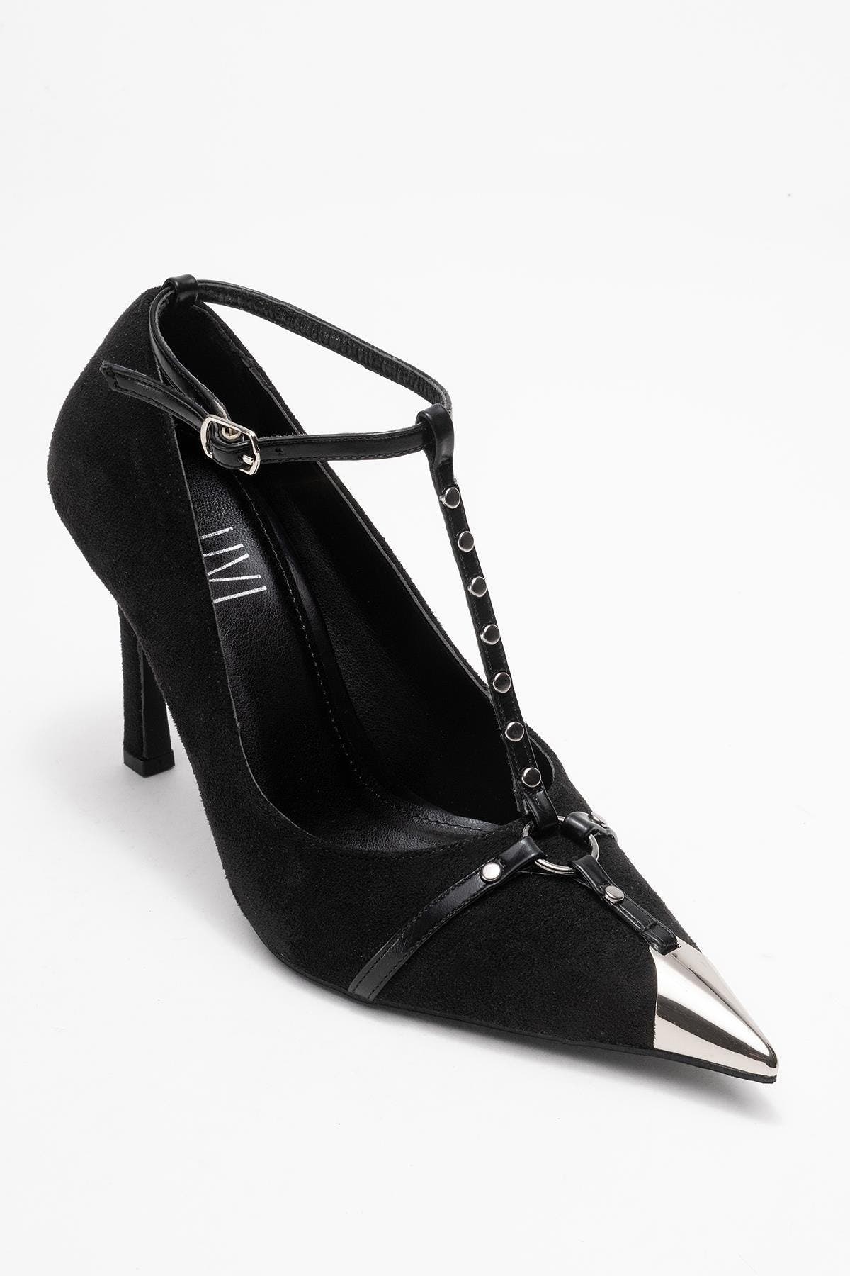 Prologue Shoes Juliana Pointed Toe Pump, Main, color, Black Suede