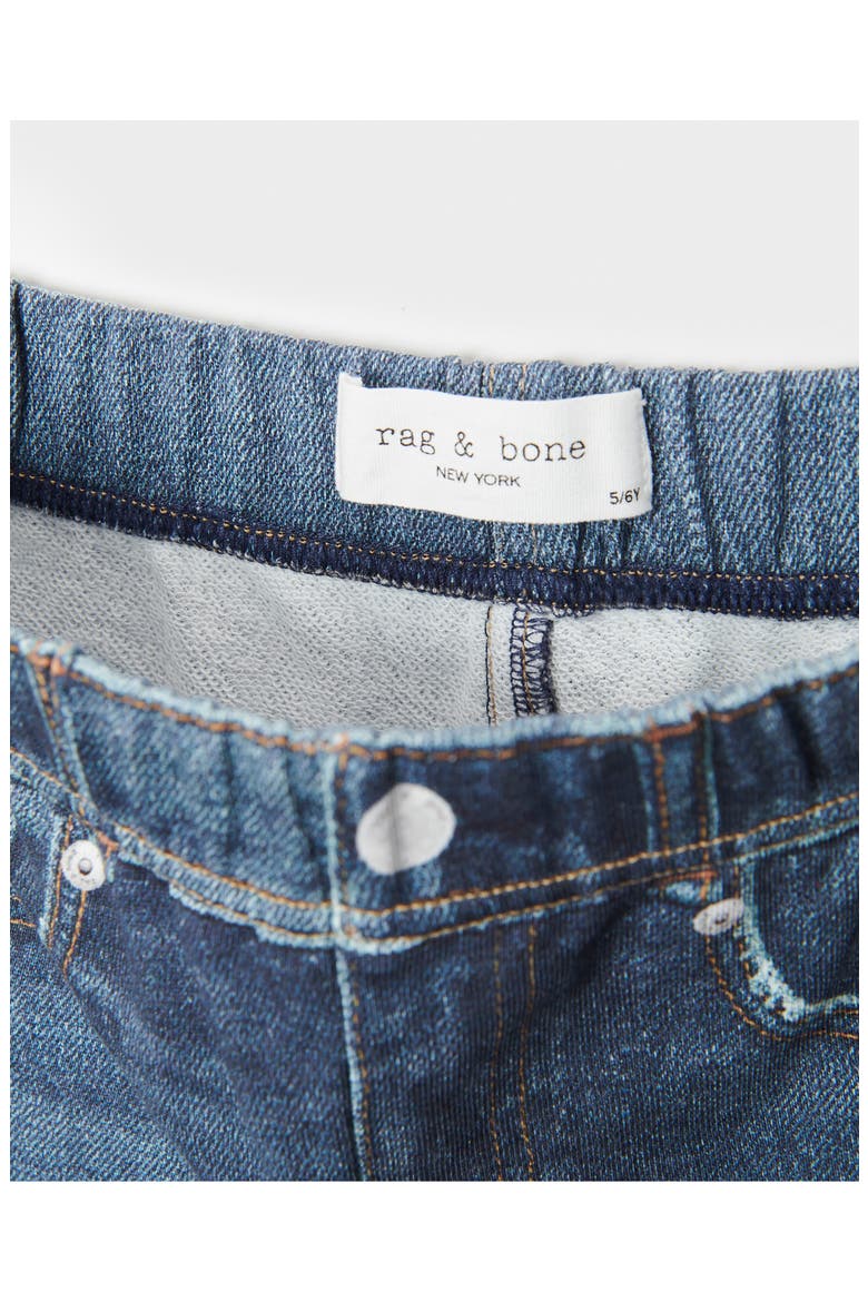 Kids' Mini rb Miramar Pull-On Faux Denim Shorts, Alternate, color, SCOTT