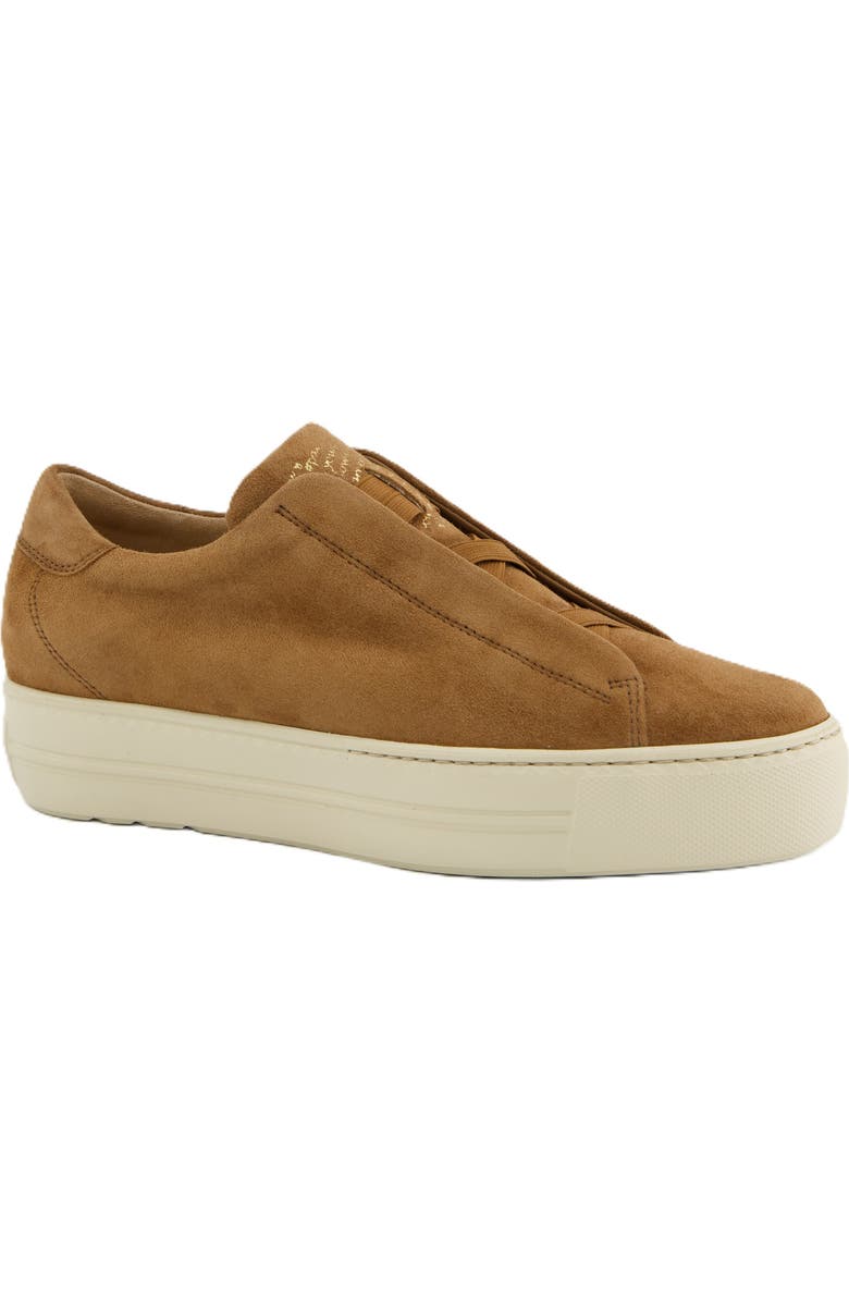 Paul Green Dante Slip-On Sneaker, Main, color, Nut Suede