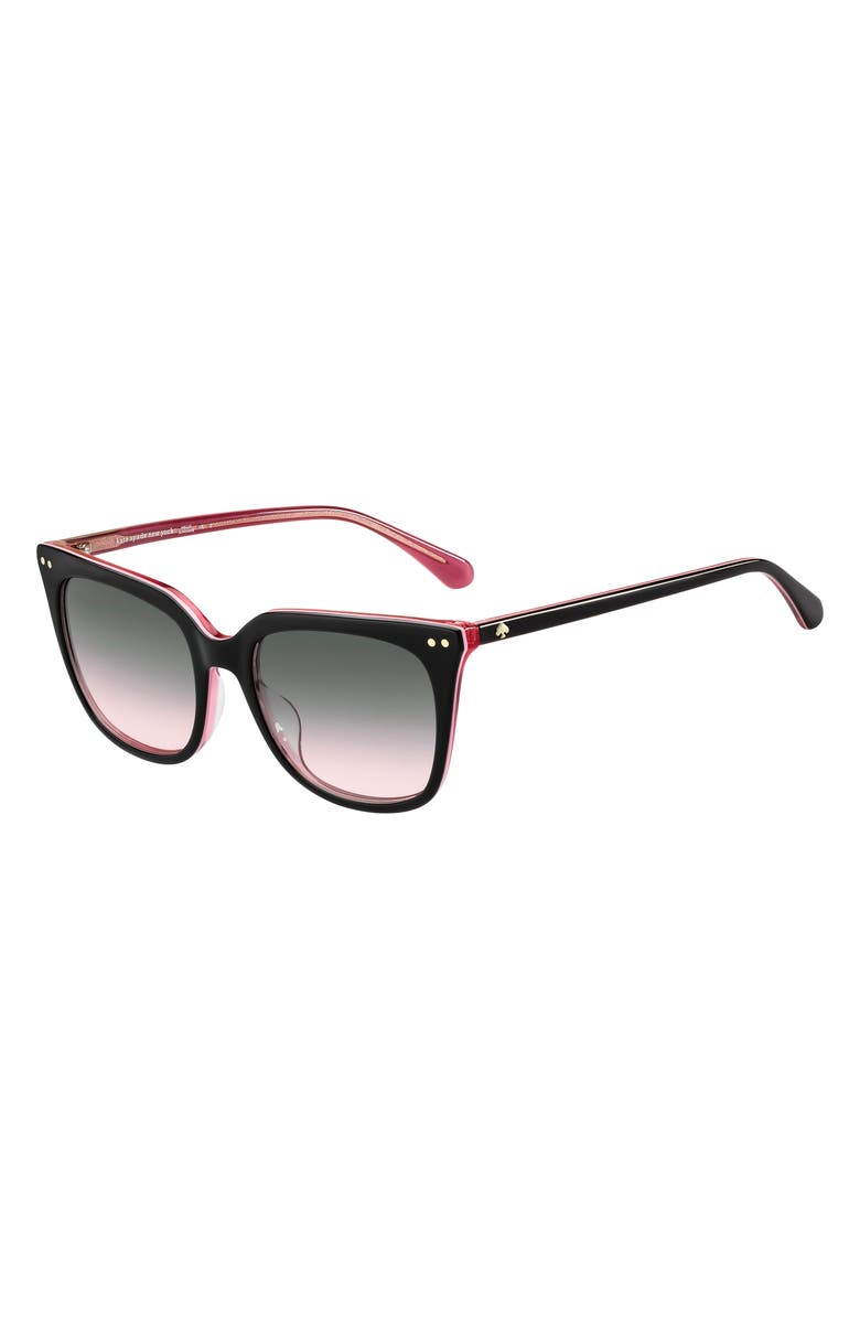 Kate Spade New York giana 54mm gradient cat eye sunglasses, Alternate, color, 