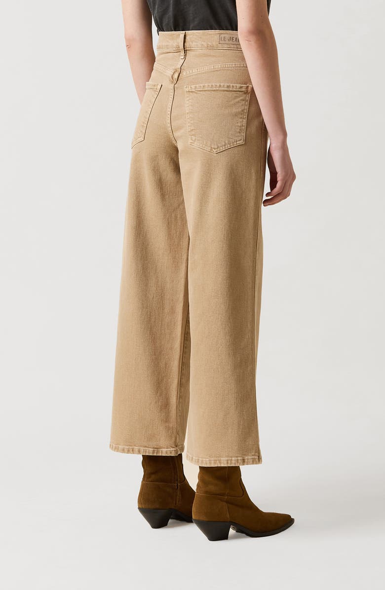 LE JEAN Juliette Ankle Wide Leg Jeans, Alternate, color, Sandwashed Camel