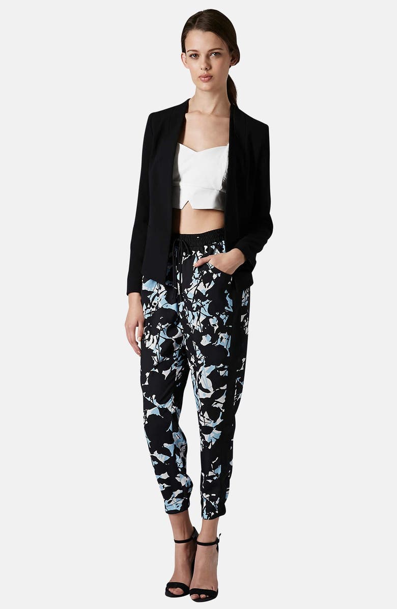 Topshop Open Front Blazer, Alternate, color,