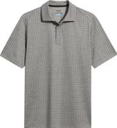 Johnston & Murphy XC4® + Cool Degree™ Geo Print Performance Golf Polo