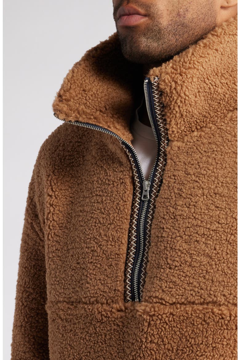 UGGbraid Half Zip Fleece Pullover, Alternate, color, CHE