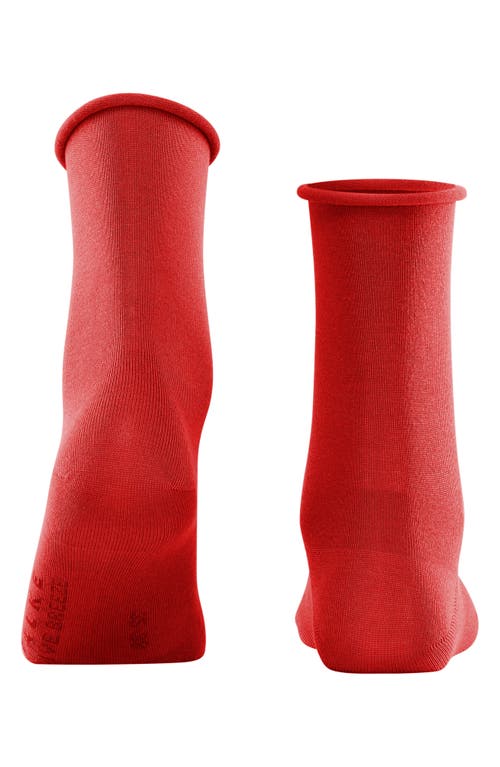 Falke Active Breeze Crew Socks In Red