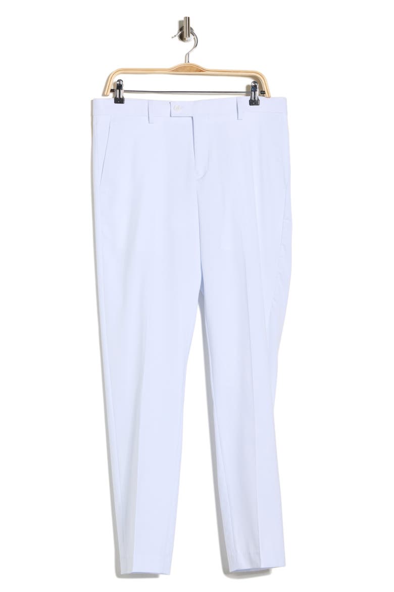 Slim Fit Stretch Dress Pants, Alternate, color, WHITE