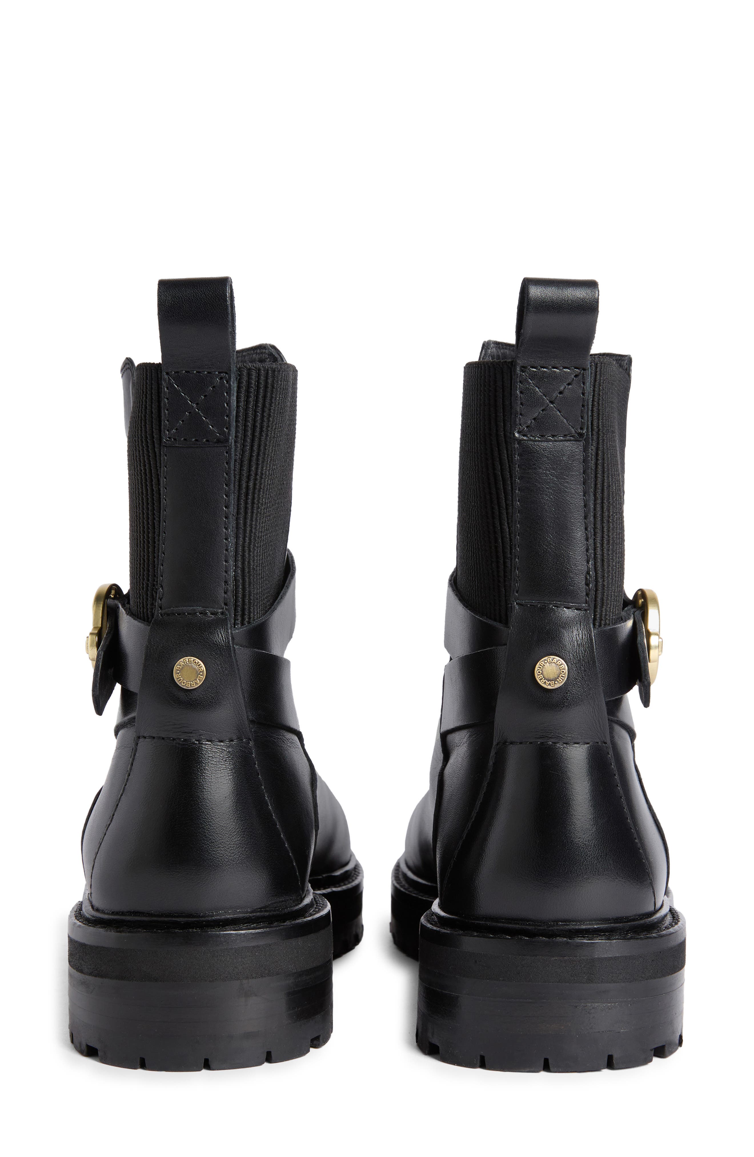 Alexandra Leather Boot, Alternate, color, BLACK