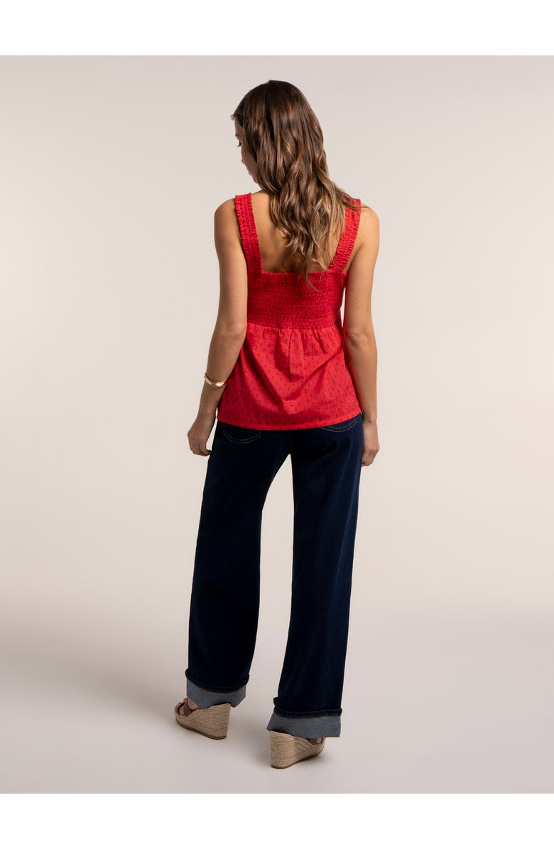 Brakeburn Giovana Blouse, Alternate, color, Red