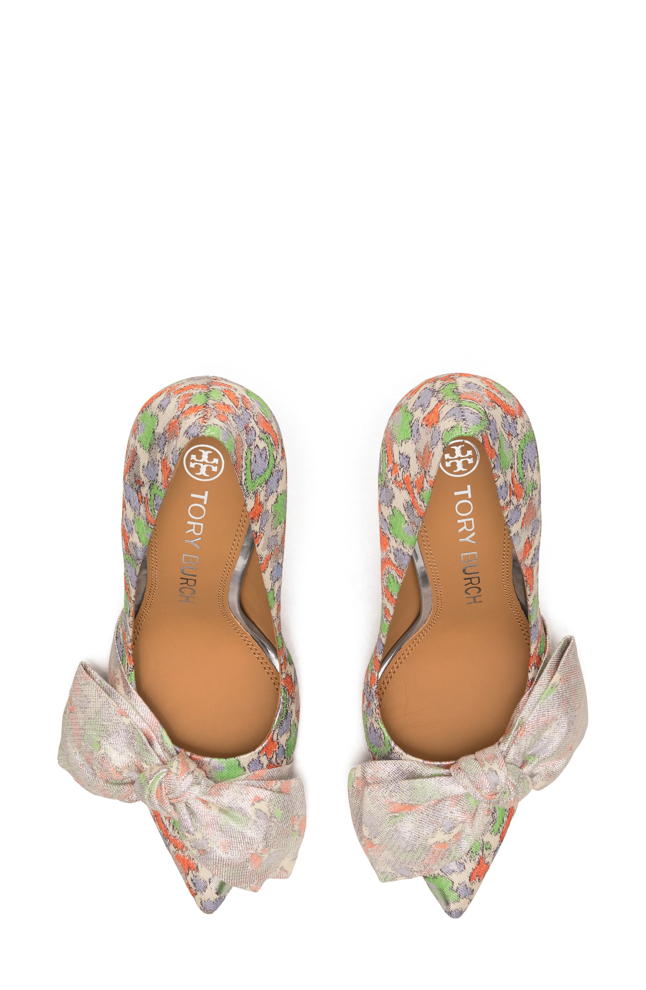 Tory Burch Jacquard Bow Pump, Alternate, color, 