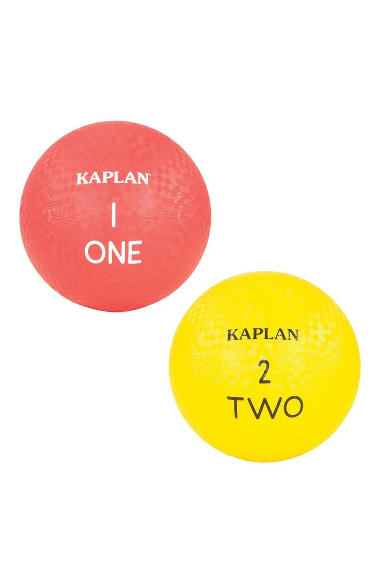 Kaplan Early Learning Company Colored Playground Balls - Set of 6, Alternate, color, Multicolored