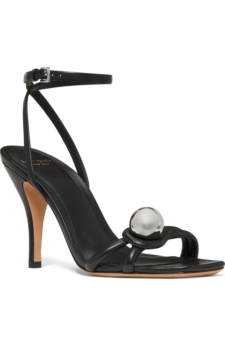 Kate Spade New York harmony ankle strap sandal, Main, color, Black