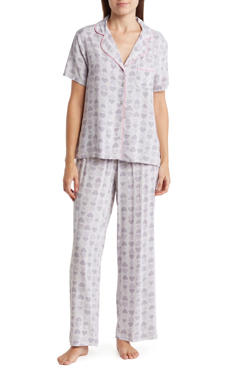 Splendid Print Pajamas, Main, color, 