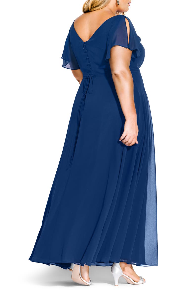 Sweet Wishes Maxi Dress, Alternate, color, SAPHIRE
