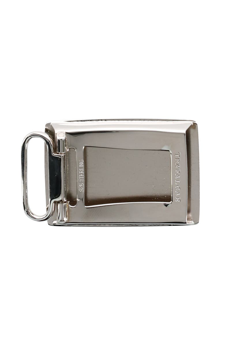 Trafalgar 25mm Regent Silver Compression Belt Buckle, Alternate, color, Silver