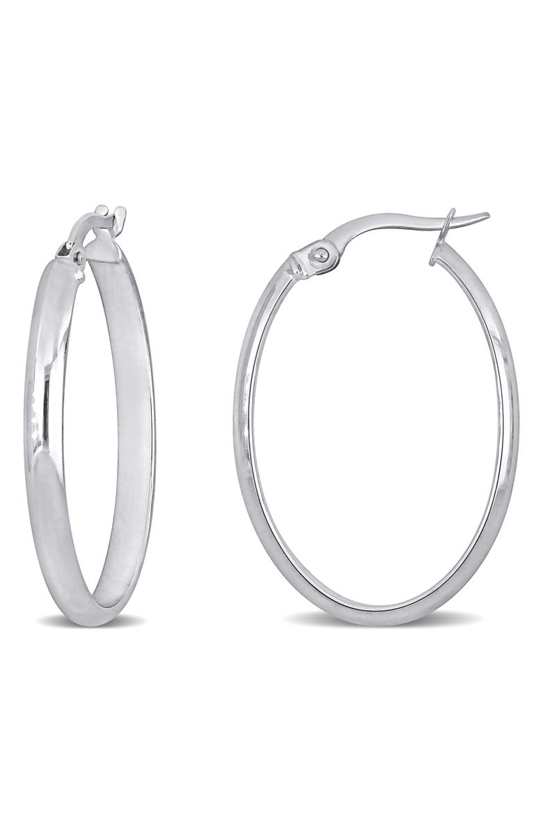 DELMAR Oval Hoop Earrings, Main, color,