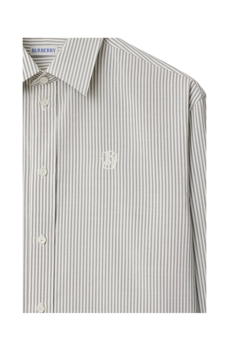Burberry Striped Silk Shirt, Alternate, color, 