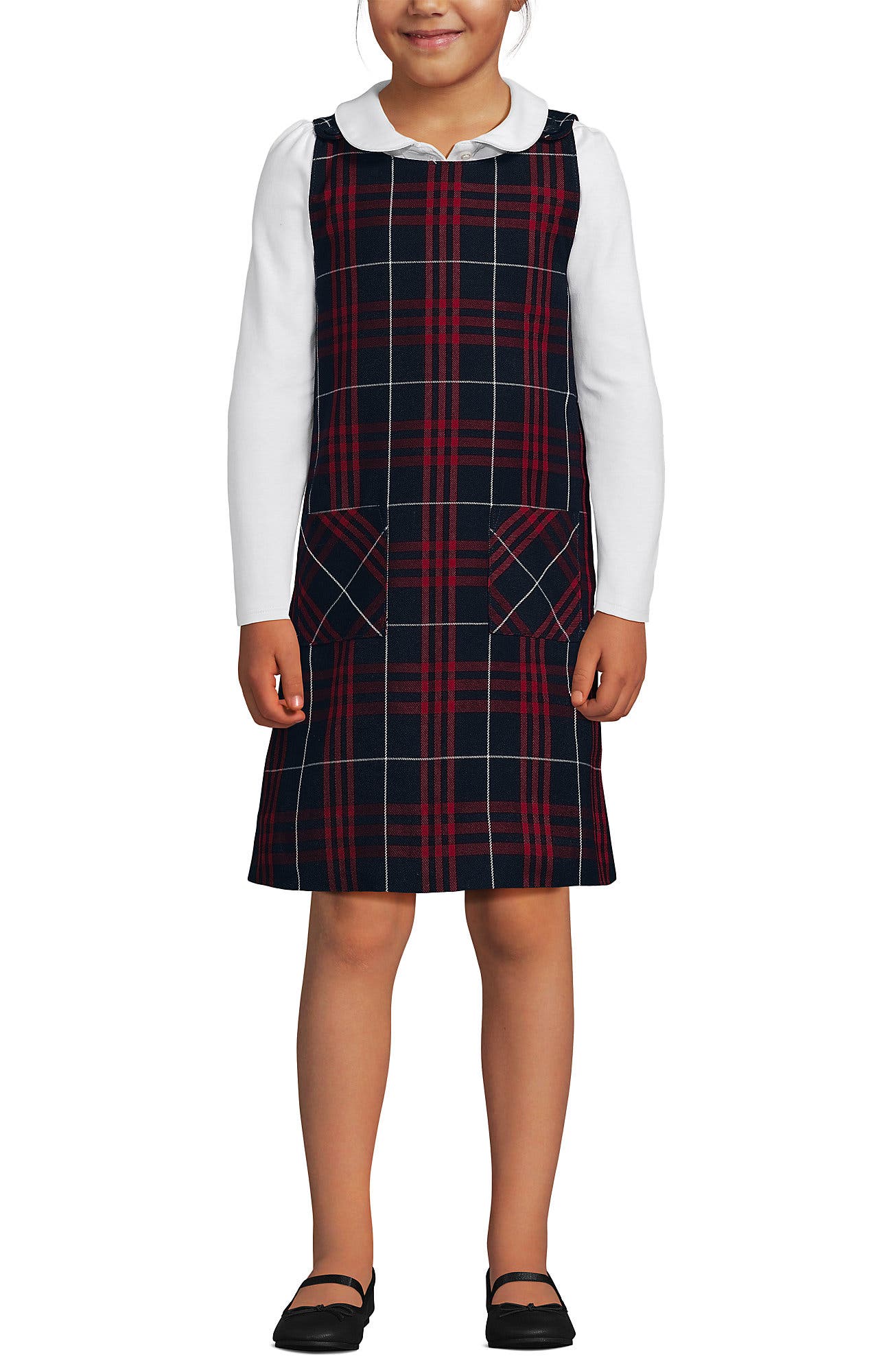 Classic Navy Large Plaid