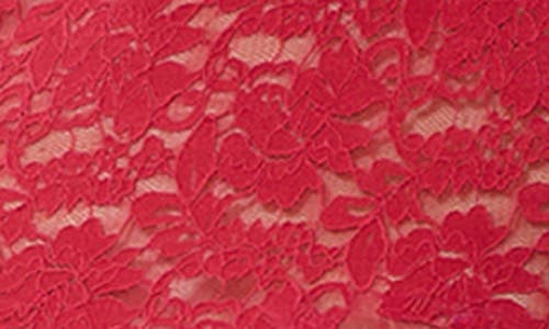 Afrm Zadie Sheer Lace Top In Red