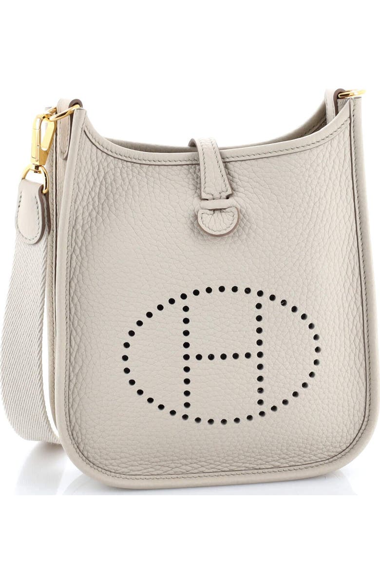 Pre-Owned Hermes Evelyne Bag Gen III Clemence TPM, Alternate, color, Beton