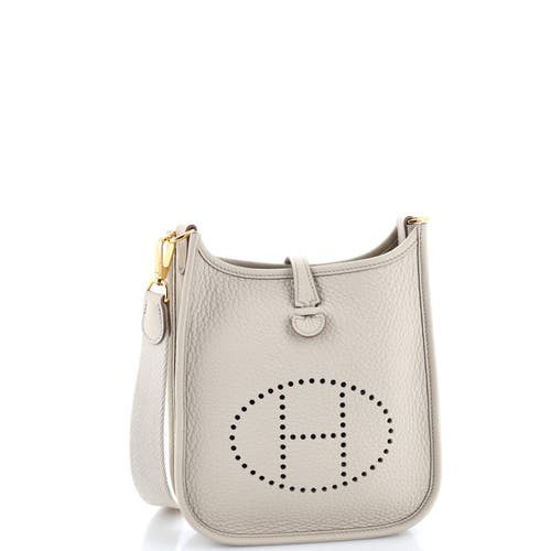 Pre-owned Hermes Hermes Evelyne Bag Gen Iii Clemence Tpm In Gray