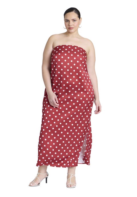 Satin Column Dress (Plus Available)