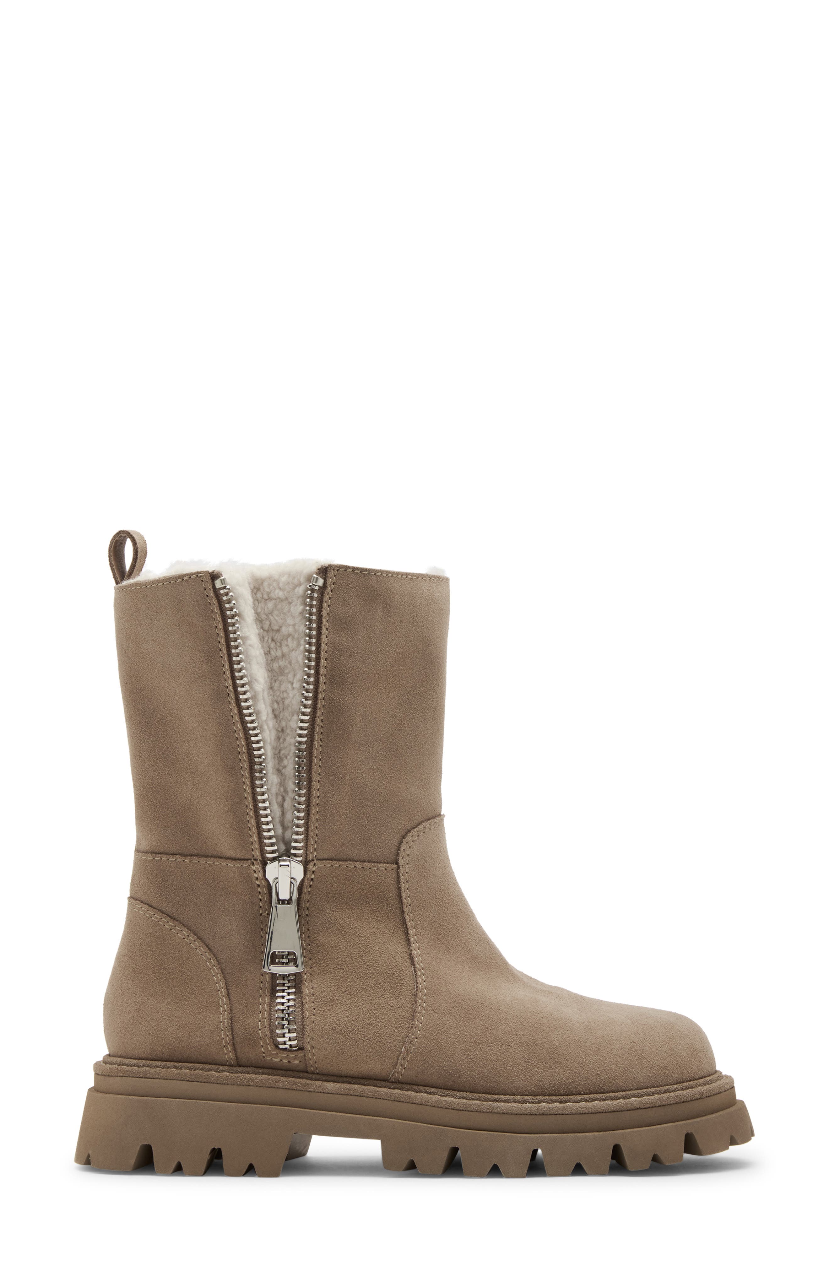 Burnout Waterproof Boot, Alternate, color, ALMOND SUEDE