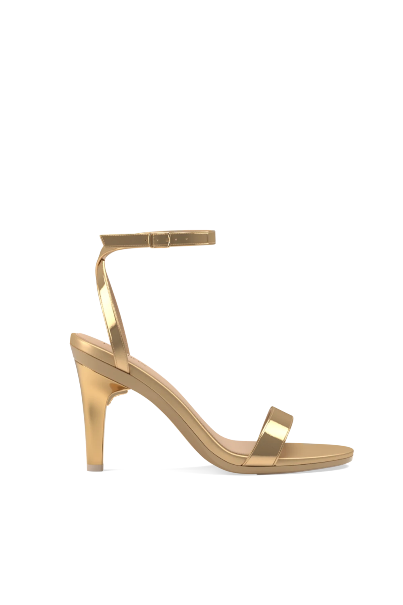 Pashion Footwear The Brenna 4" Stiletto Convertible Heel, Alternate, color, Gold