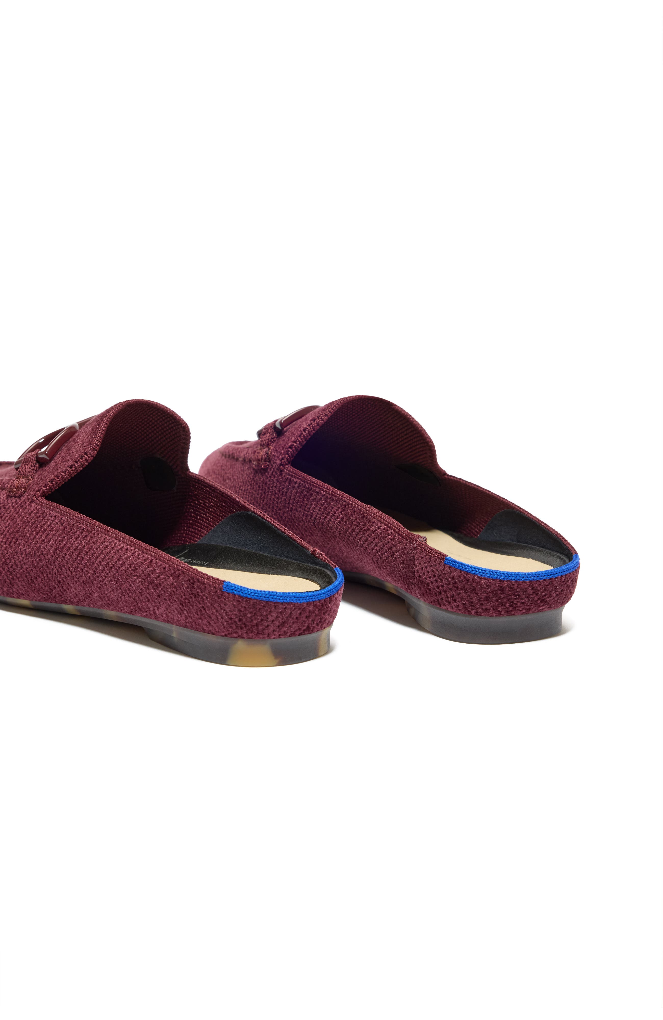 Rothy's The ReVelvet Double Bit Loafer Mule, Alternate, color, Revelvet Syrah