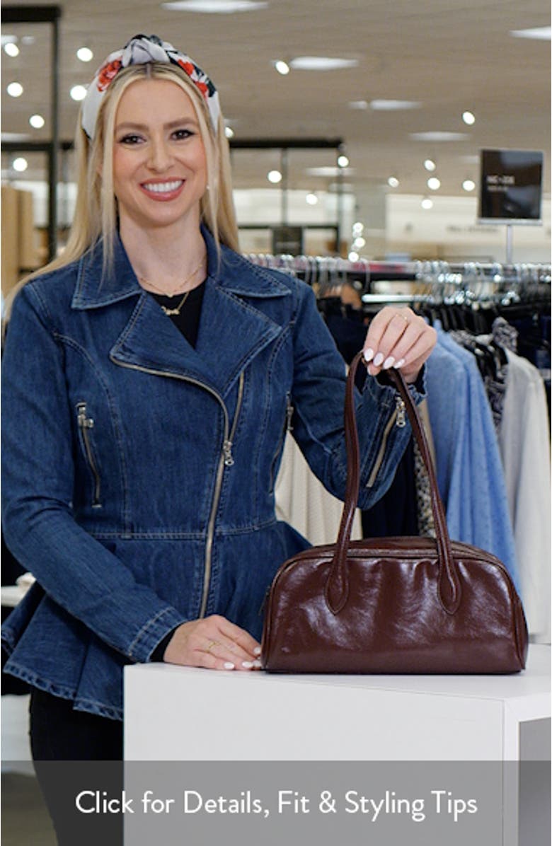 Faux Leather Bowling Bag, sales video thumbnail
