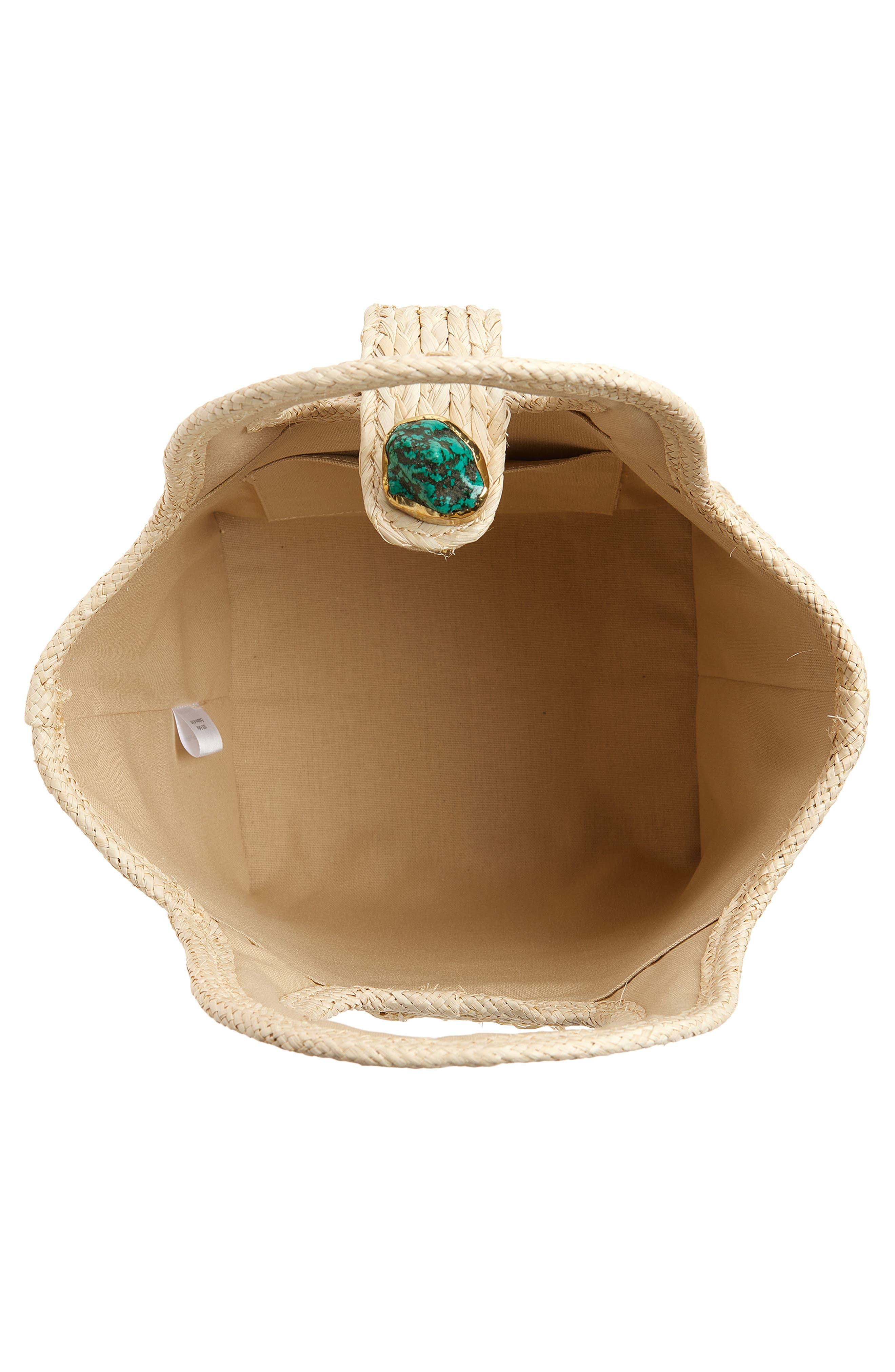 Pamela Munson The Petite Lulu Raffia Shoulder Bag, Alternate, color, Natural