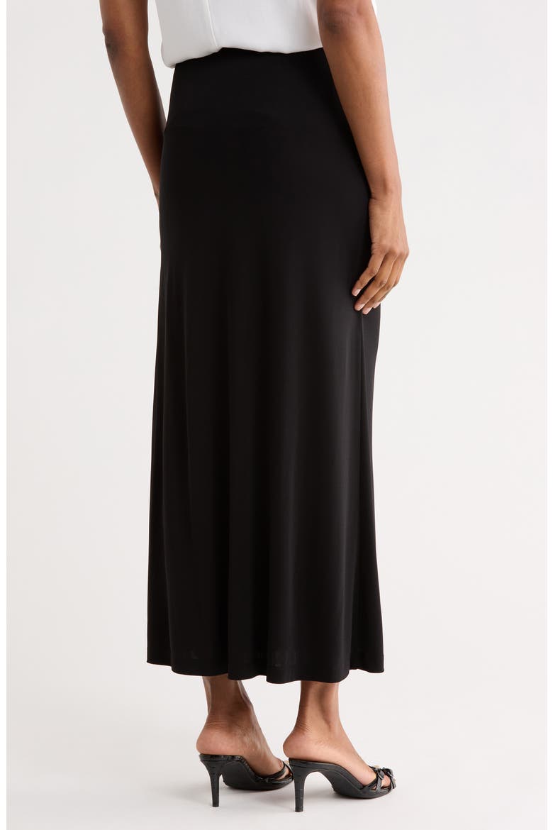 Isadora Jersey Maxi Skirt, Alternate, color, BLACK
