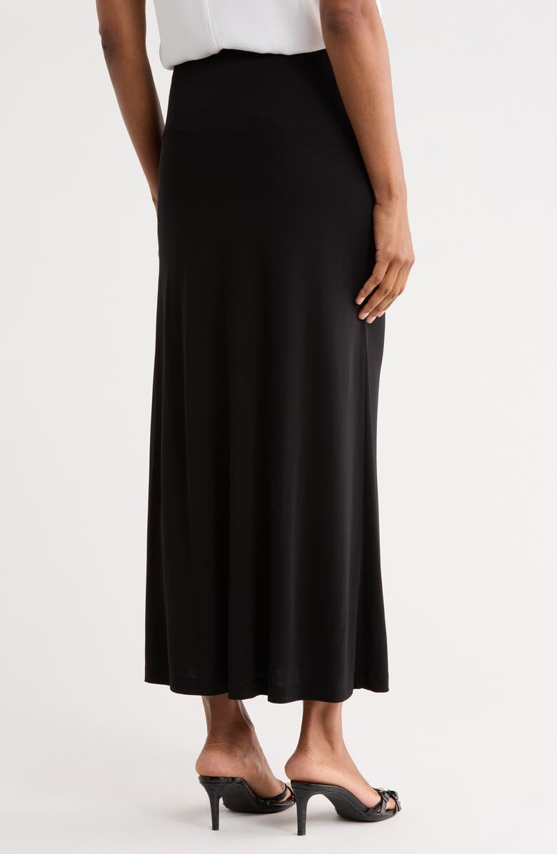 Diane von Furstenberg Isadora Jersey Maxi Skirt, Alternate, color, Black