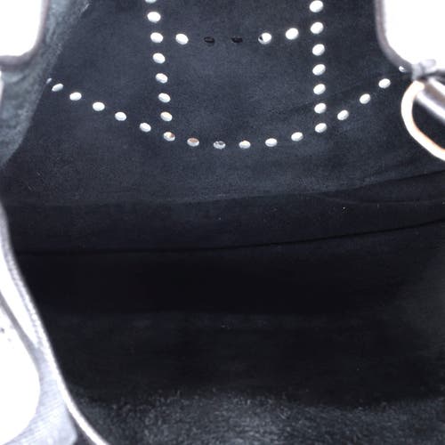 Pre-owned Hermes Hermes Evelyne Bag Gen Iii Clemence Tgm In Black