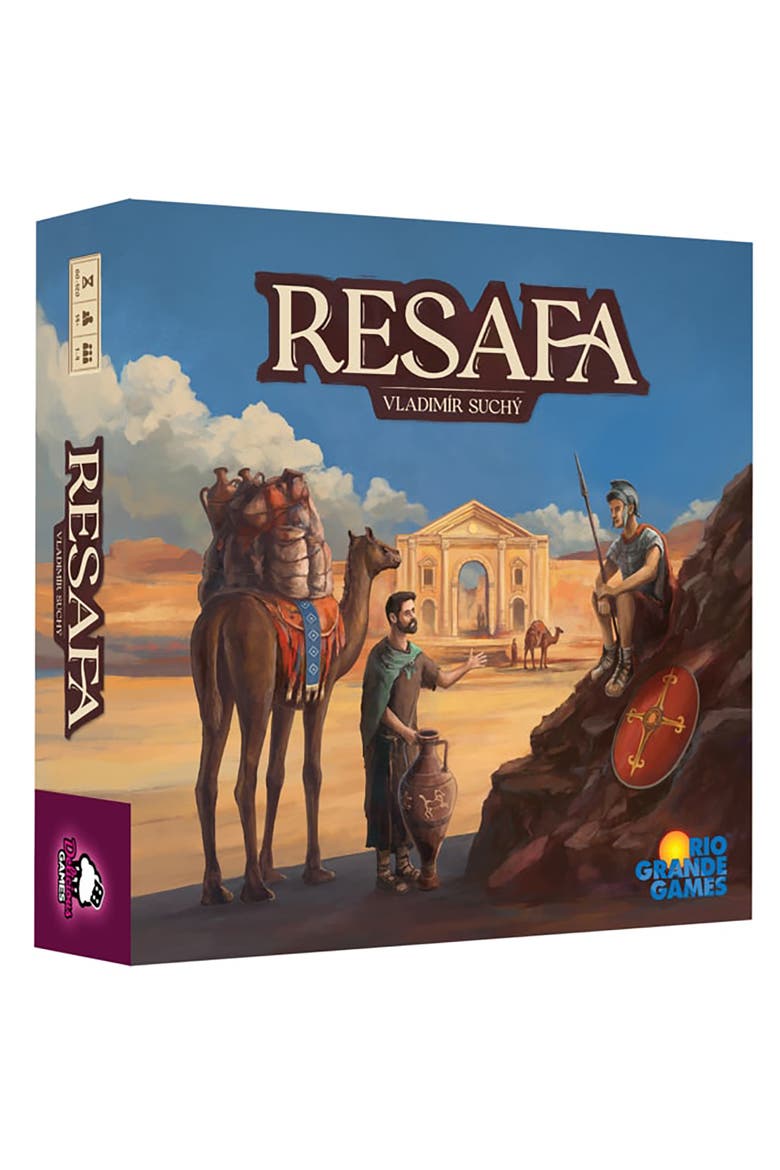 Resafa Strategic City Building Board Game, Ages 14+, Main, color, Multicolored