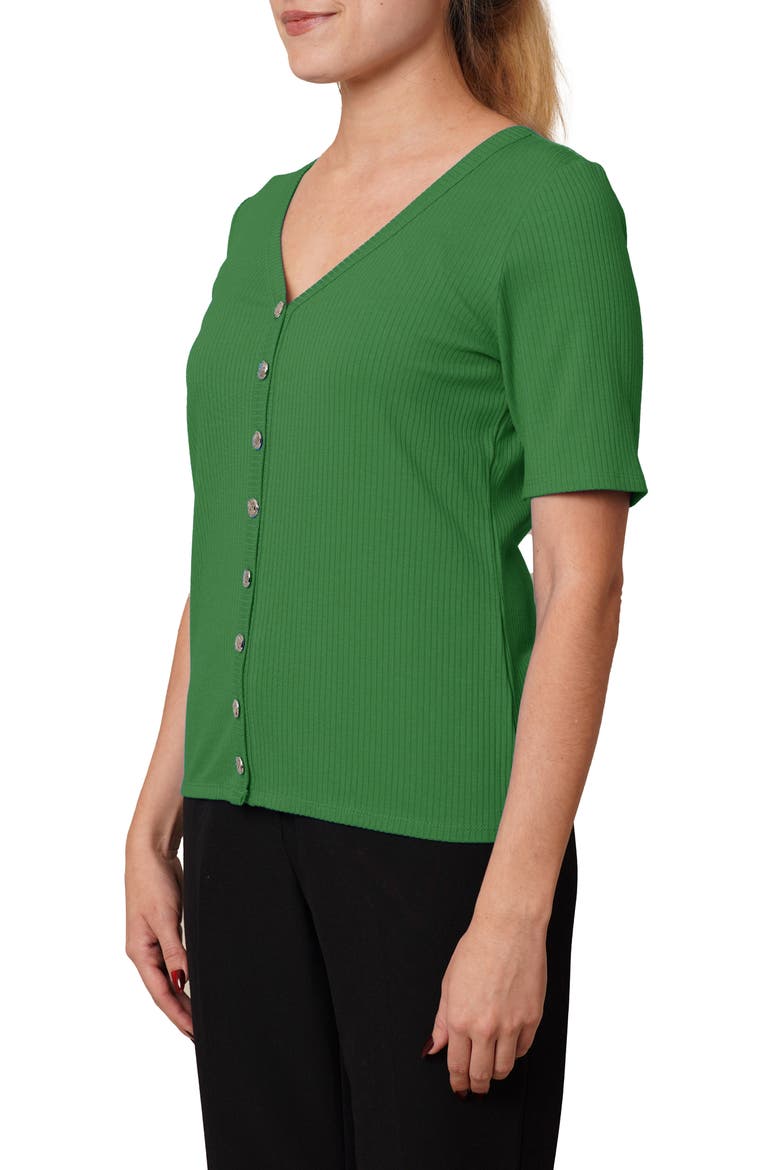V-Neck Elbow Length Sleeve Cardigan, Alternate, color, ONLINE LIM