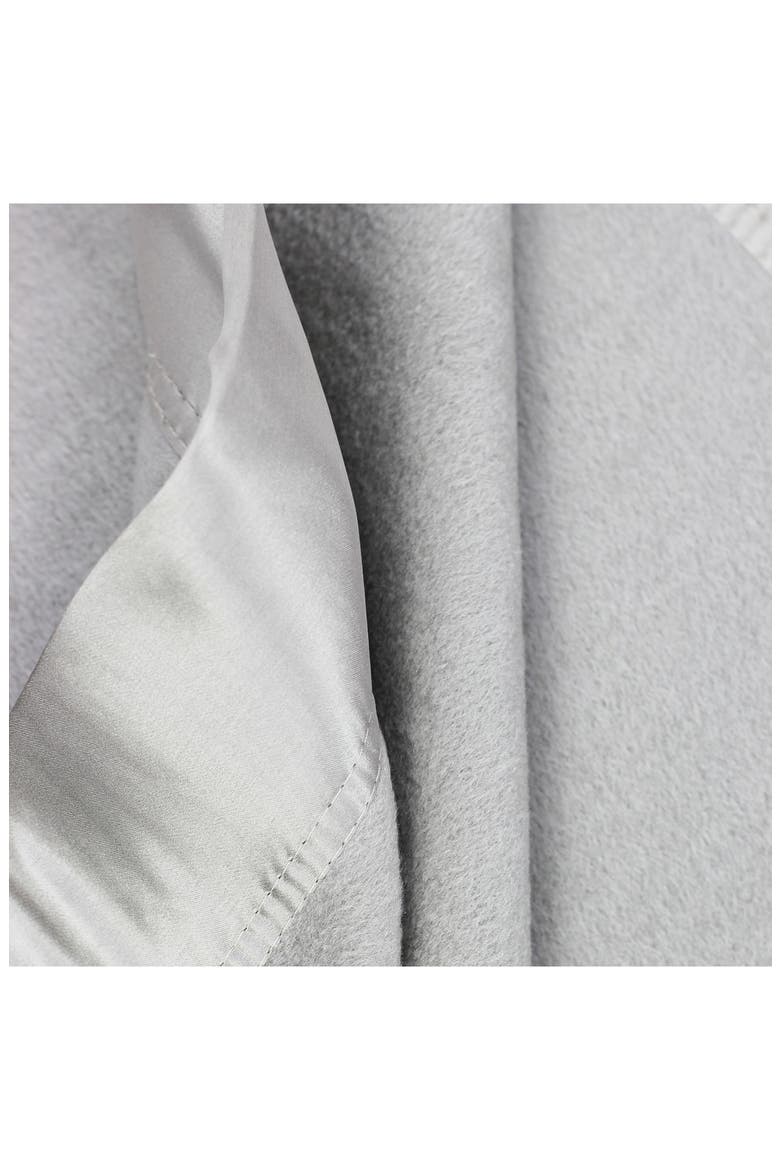 Plaza Silk & Cotton Blanket, Alternate, color, GRAY