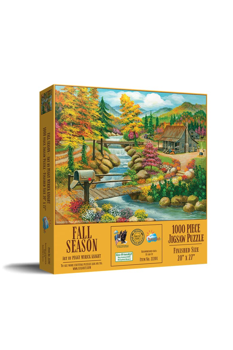 Fall Season 1000 piece Jigsaw Puzzle for Adults, Main, color, Multicolor