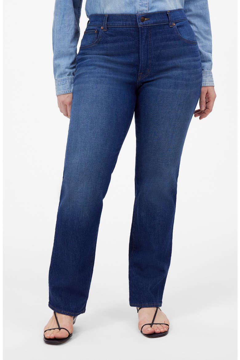 The Signature Straight Jean, Alternate, color, BIRCH WASH