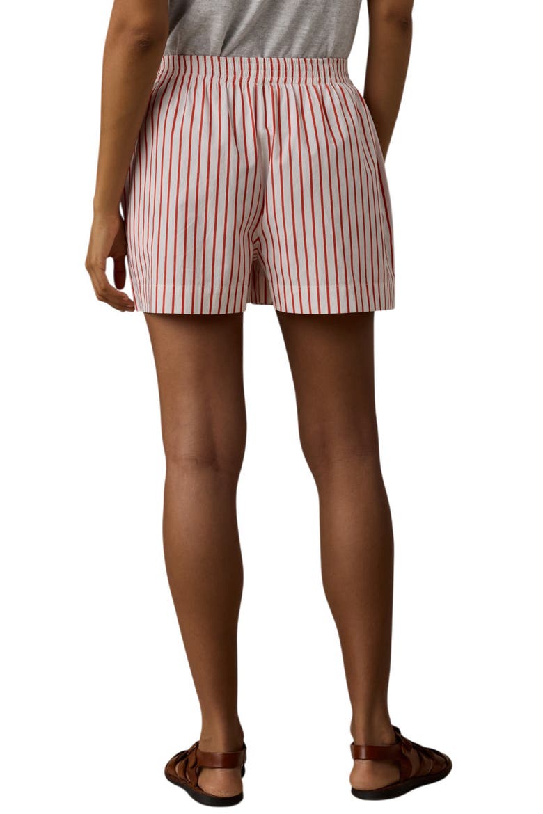Coastal Stripe Organic Cotton Poplin Boxer Shorts, Alternate, color, SUMMER SAIL STRIPE