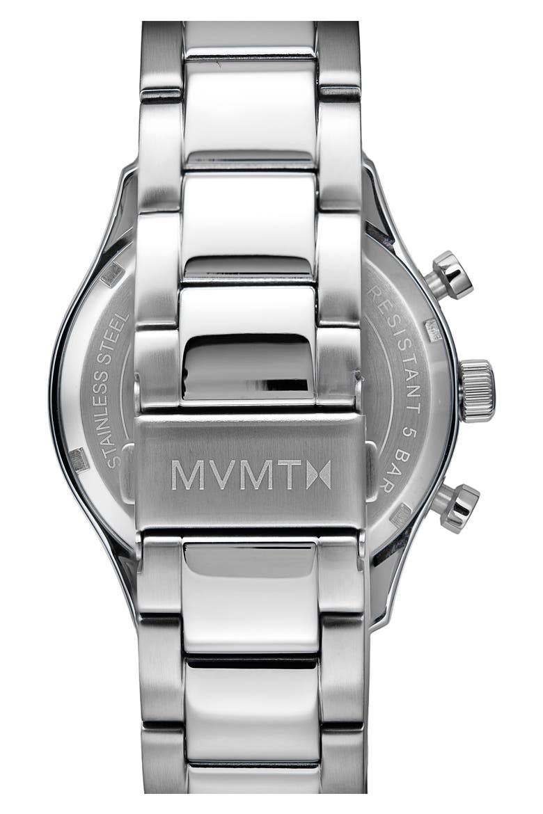 Airhawk Chronograph Bracelet Watch, 42mm, Alternate, color, SILVER