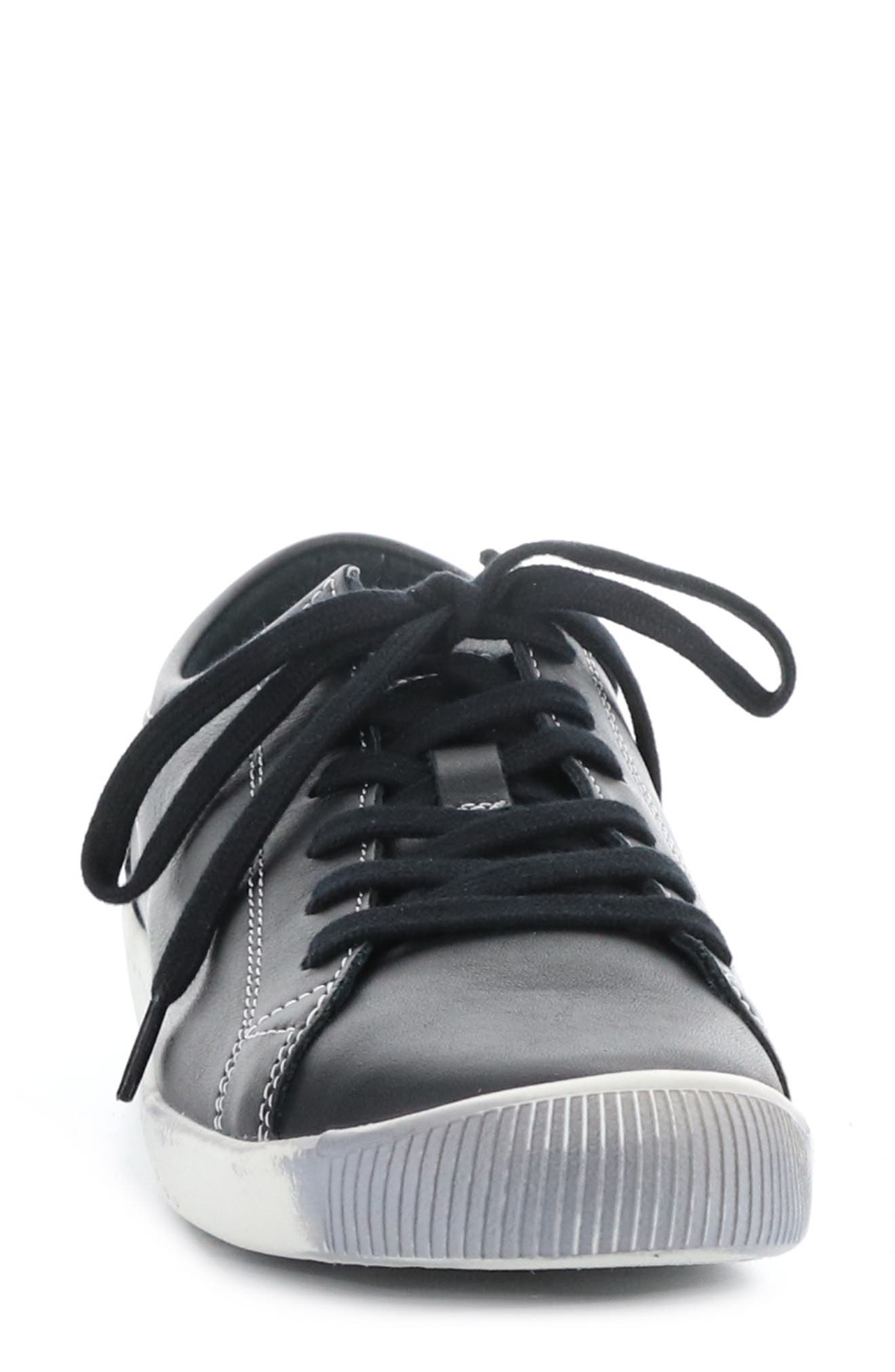 Softinos by Fly London Isla Sneaker, Alternate, color, Black Leather