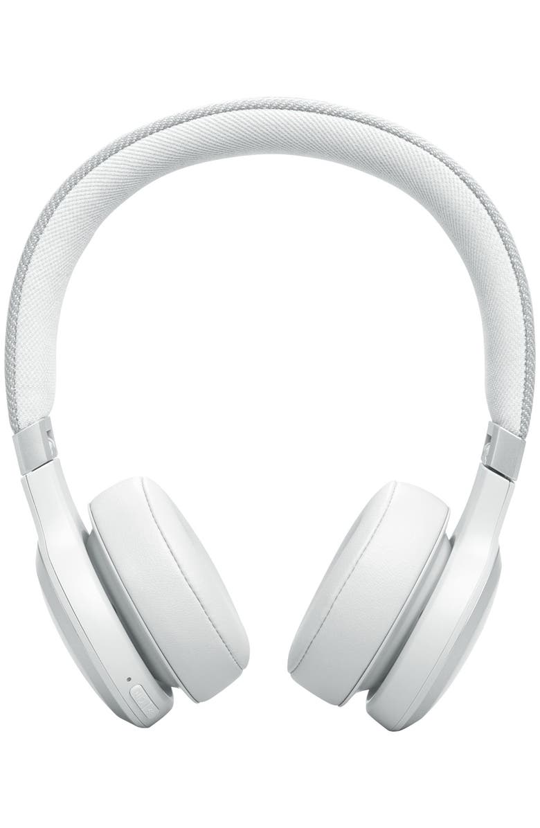 JBL Live 670NC Wireless On-Ear Headphones with True Adaptive Noise Cancelling, Alternate, color, White