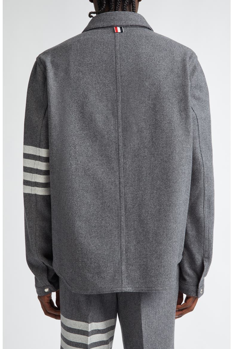 Wool & Cashmere Utility Jacket, Alternate, color, MEDIUM GREY