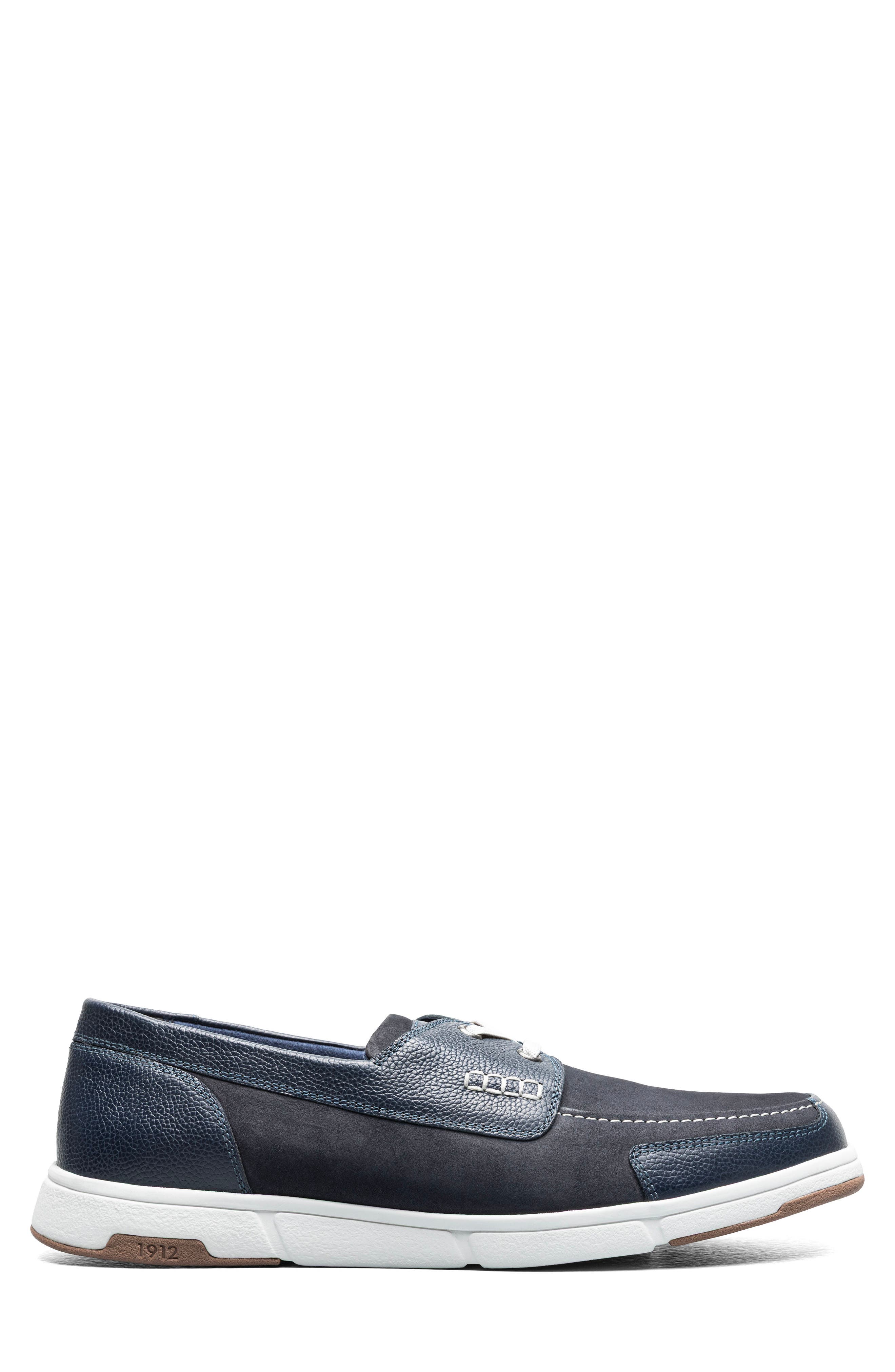 NUNN BUSH Luca Boat Shoe, Alternate, color, Navy Multi